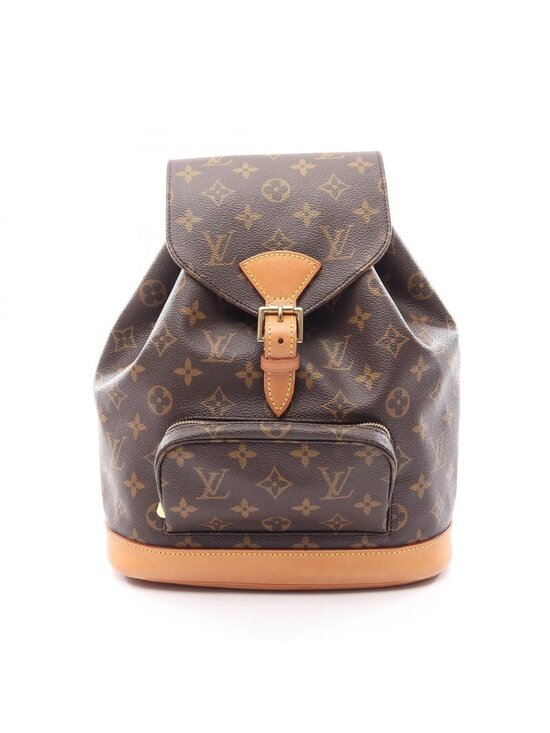 Louis Vuitton Backpack Montsouris Monogram Canvas Leather main image 5